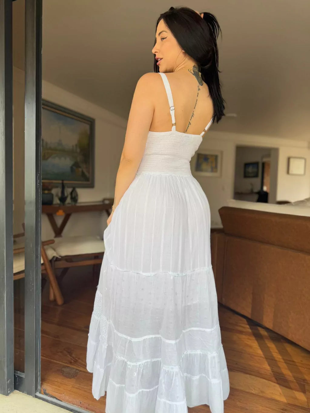 VESTIDO EM VISCOSE LONGO LYS